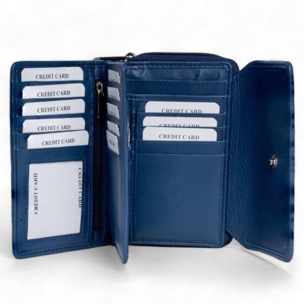 Premium Genuine Leather Compact Wallet - Image 2