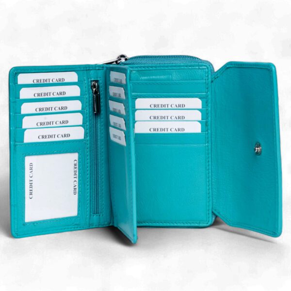 Women's Premium Long Leather Wallet – Multiple Colors - Image 2
